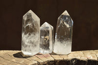 Polished Clear Quartz Crystal Points x 24 From Madagascar - TopRock