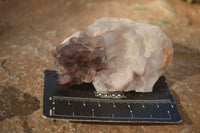 Natural Red Hematoid Phantom Quartz Clusters x 6 From Zambia