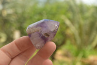 Polished Lovely Selection Of Smokey & Clear Window Quartz Crystals x 12 From Akansobe, Madagascar - TopRock