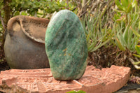 Polished Highly Selected Green Fuchsite Included Quartz Standing Free Forms  x 2 From Madagascar - TopRock