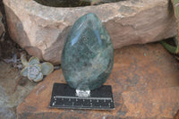 Polished Green Fuchsite Quartz Standing Free Forms  x 3 From Madagascar - Toprock Gemstones and Minerals 