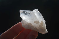 Natural Highly Selected Single Clear Quartz Crystals  x 35 From Mpika, Zambia - Toprock Gemstones and Minerals 