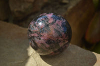 Polished Rhodonite Spheres x 4 From Madagascar