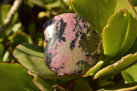 Polished Semi Polished Pink & Black Rhodonite Free Forms  x 5 From Ambindavato, Madagascar - TopRock