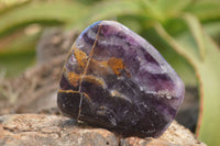 Polished Semi Translucent Watermelon Fluorite Free Forms  x 6 From Uis, Namibia - TopRock