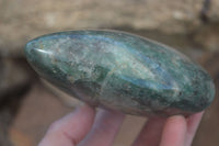 Polished Green Fuchsite Quartz Standing Free Forms  x 3 From Madagascar - Toprock Gemstones and Minerals 