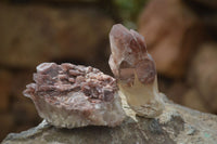 Natural Red Hematoid Quartz Specimens x 24 From Karoi, Zimbabwe