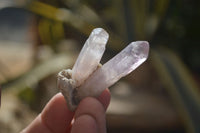 Natural Single Window Amethyst Crystals  x 12 From Chiredzi, Zimbabwe