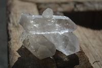 Natural Highly Selected Single Clear Quartz Crystals  x 35 From Mpika, Zambia - Toprock Gemstones and Minerals 