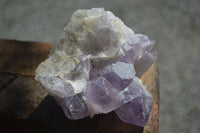 Natural Jacaranda Amethyst Clusters  x 3 From Mumbwa, Zambia - Toprock Gemstones and Minerals 