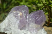 Natural Jacaranda Amethyst Clusters x 2 From Mumbwa, Zambia - TopRock