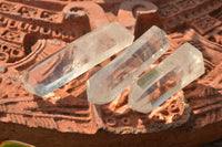 Polished Beautiful Bright Semi Optic Quartz Points  x 12 From Madagascar - TopRock