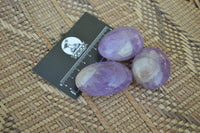 Polished Rare Gemmy Amethyst Palm Stones x 24 From Madagascar - TopRock