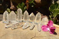 Polished Clear Quartz Crystal Points x 24 From Madagascar - TopRock