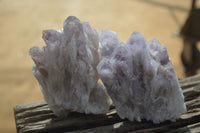 Natural Sugar Amethyst Clusters  x 4 From Solwezi, Zambia