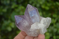 Natural Single Jacaranda Amethyst Crystals  x 12 From Zambia - Toprock Gemstones and Minerals 