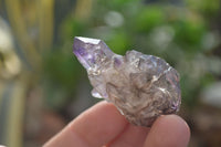 Natural Single Window Amethyst Crystals  x 12 From Chiredzi, Zimbabwe