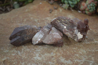 Natural Red Hematoid Quartz Specimens x 24 From Karoi, Zimbabwe