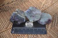 Natural Rough Watermelon Fluorite Cobbed Specimens  x 35 From Namibia