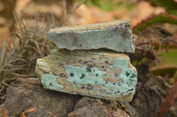 Natural Mixed Chrysocolla Dolomite Specimens (Some With Malachite) x 7 From Congo - TopRock