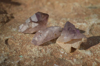 Natural Skeletal Smokey Amethyst Crystals  x 20 From Chiredzi, Zimbabwe