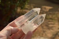 Polished Beautiful Bright Semi Optic Quartz Points  x 12 From Madagascar - TopRock