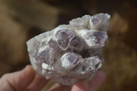 Natural Sugar Amethyst Clusters  x 4 From Solwezi, Zambia