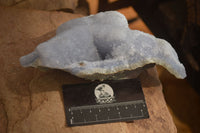 Natural Blue Lace Agate Geode Specimens  x 3 From Nsanje, Malawi