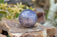 Polished Purple Lepidolite Mica Spheres  x 6 From Madagascar - TopRock