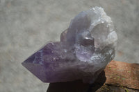 Natural Jacaranda Amethyst Clusters  x 3 From Mumbwa, Zambia - Toprock Gemstones and Minerals 