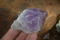 Natural Single Jacaranda Amethyst Crystals  x 12 From Zambia - Toprock Gemstones and Minerals 