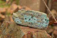 Natural Mixed Chrysocolla Dolomite Specimens (Some With Malachite) x 7 From Congo - TopRock