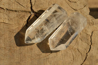 Polished Beautiful Bright Semi Optic Quartz Points  x 12 From Madagascar - TopRock