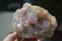 Natural Jacaranda Amethyst Clusters  x 2 From Mumbwa, Zambia - TopRock