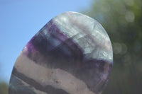 Polished Semi Translucent Watermelon Fluorite Free Forms  x 6 From Uis, Namibia - TopRock