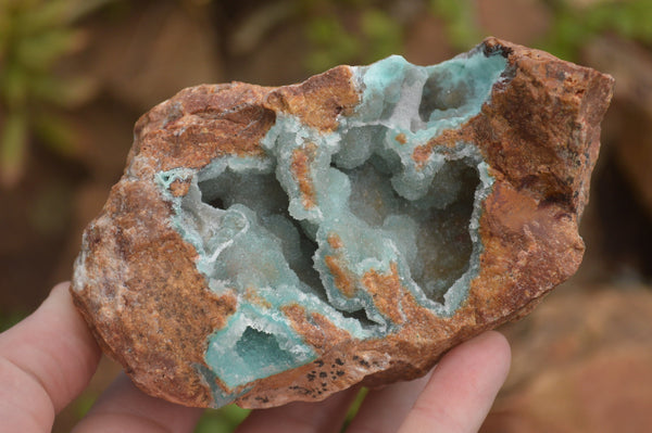 Natural Blue Drusy Chrysocolla Dolomite & Malachite Specimens  x 3 From Likasi, Congo - TopRock