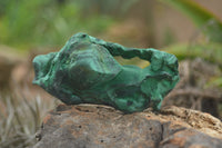 Natural Botryoidal Fibrous Malachite Specimens  x 6 From Kasompe, Congo - TopRock