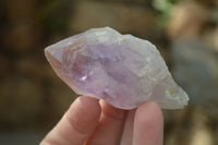 Natural Single Jacaranda Amethyst Crystals x 12 From Mumbwe, Zambia