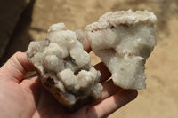 Natural Rare Hollow "Snow" Quartz Specimens  x 24 From Alberts Mountain, Lesotho - TopRock