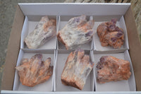 Natural Sugar Amethyst Clusters  x 6 From Zambia - Toprock Gemstones and Minerals 