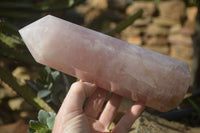 Polished Large Rose Quartz Tower x 1 From Madagascar