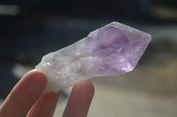 Natural Single Jacaranda Amethyst Crystals x 12 From Mumbwe, Zambia