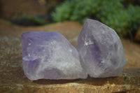 Natural Single Jacaranda Amethyst Crystals  x 12 From Mumbwe, Zambia - Toprock Gemstones and Minerals 