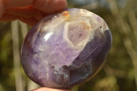 Polished Rare Gemmy Amethyst Palm Stones x 24 From Madagascar - TopRock