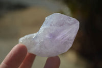 Natural Single Jacaranda Amethyst Crystals x 12 From Mumbwe, Zambia