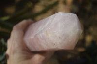 Polished Large Rose Quartz Tower x 1 From Madagascar