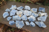 Natural New Sky Blue Calcite Specimens With Spots Of Hematite & Mica  x 24 From Spitzkop, Namibia - Toprock Gemstones and Minerals 