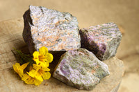 Natural Rough Stichtite / Atlantisite Specimens  x 3 From Tshipies, South Africa - TopRock