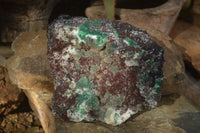 Natural Rare Ball Malachite On Drusy Quartz & Dolomite Matrix  x 1 From Likasi, Congo - Toprock Gemstones and Minerals 