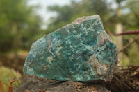 Natural Mixed Chrysocolla Dolomite Specimens (Some With Malachite) x 7 From Congo - TopRock